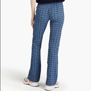 NWT Ganni Seersucker Mini Check Granada Sky Pants